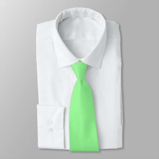 Cravate vert brillant (Attaché)