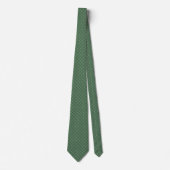 Cravate Vert Chasseur Diamant Encoche (Devant)