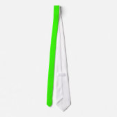 Cravate Vert citron (Dos)
