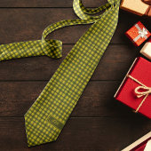 Cravate Vert classique En vichy Plaid Ajouter Noël initial