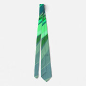 Cravate Vert coloré Abstrait (Dos)
