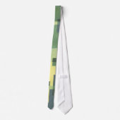 Cravate Vert d'art déco (Dos)