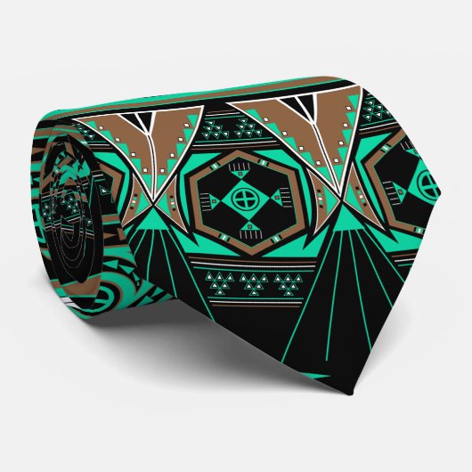 Cravate Vert de tortue (Roulé)