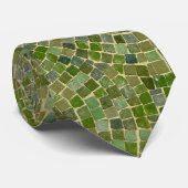 Cravate vert de tuiles (Roulé)