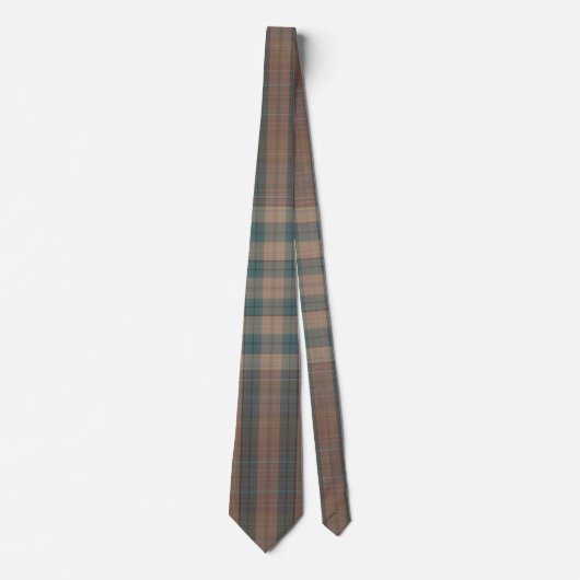 Cravate vert et Brown coloré pour hommes (Devant)