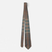 Cravate vert et Brown coloré pour hommes (Dos)