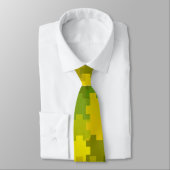 Cravate Vert et Jaune (Attaché)