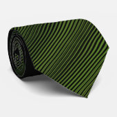 Cravate vert et noir (Roulé)