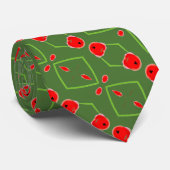 Cravate Vert et Rouge (Roulé)