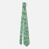 Cravate Vert feuilles (Dos)