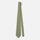 Cravate Vert foncé 91946E Couleur monochrome solide (Devant)