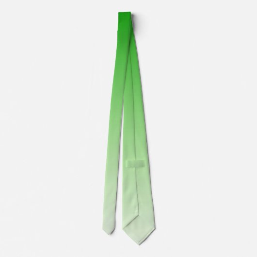 Cravate Vert foncé dégradant à Vert clair (Dos)