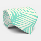 Cravate Vert hawaïen de menthe de feuille de paumes de (Roulé)