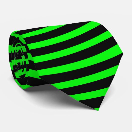 Cravate Vert hypnotisé (Roulé)