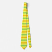 Cravate Vert jaune orange (Devant)