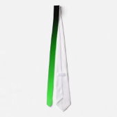 Cravate Vert ombré brillant (Dos)