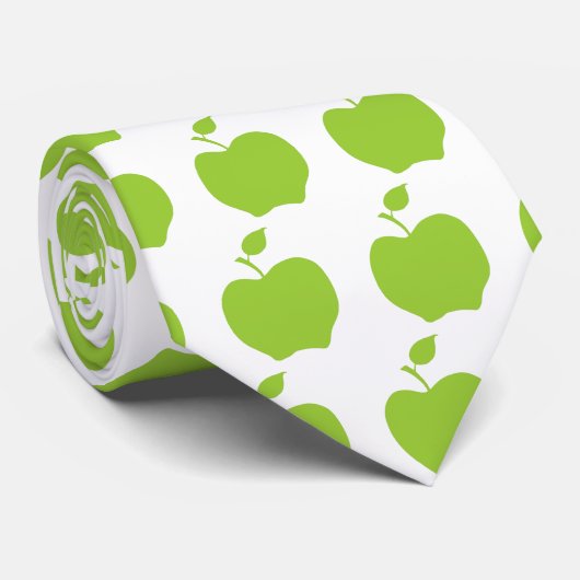 Cravate Vert pomme (Roulé)