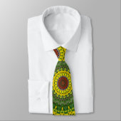 Cravate Vert, Rouge, Jaune (Attaché)