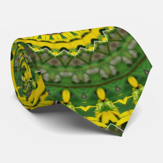 Cravate Vert, Rouge, Jaune (Roulé)