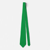 Cravate Vert simple uni (Devant)
