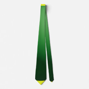 Cravate Vert sur jaune
