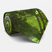 Cravate verte de raisins (Roulé)