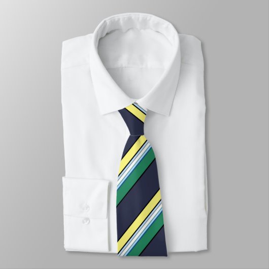 Cravate Verte et Jaune - le Président Lula (Attaché)