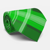 Cravate verte et noire (Roulé)