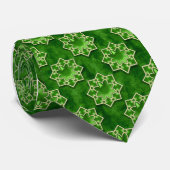 Cravate verte et or (Roulé)