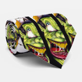 Cravate verte folle (Roulé)