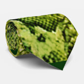 Cravate Verte Snakeskin (Roulé)