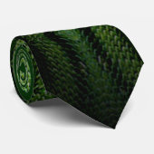 Cravate Verte Snakeskin (Roulé)