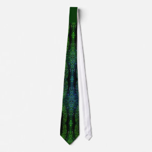 Cravate Verte Snakeskin