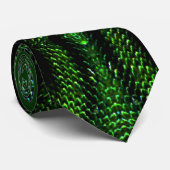 Cravate Verte Snakeskin (Roulé)