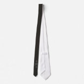 Cravate verticale faite sur commande de monogramme (Dos)