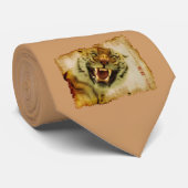 Cravate Vêtements d'art pour amoureux de la faune du tigre (Roulé)