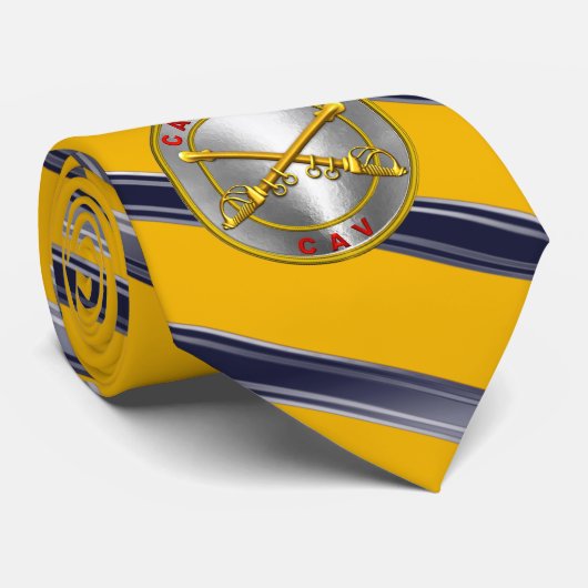 Cravate Vétérinaire de la cavalerie "Cavalier de VAC" (Roulé)