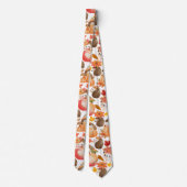 Cravate Vibes d'automne Motif Porcupine (Dos)