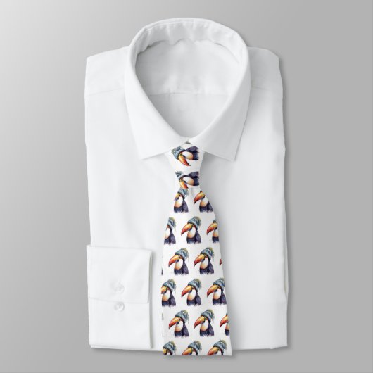 Cravate Vibes d'hiver Toucan (Attaché)