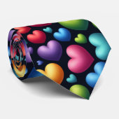 Cravate Vibrant Love (Roulé)