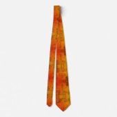 Cravate Vibrant Orange to Golden Gradient Abstract Texture (Dos)
