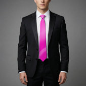 Cravate Vibrant Pink Ombre Gradient