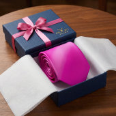 Cravate Vibrant Pink Ombre Gradient