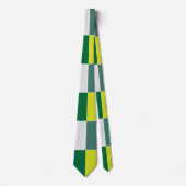 Cravate Vichy Tartan Vert (Devant)