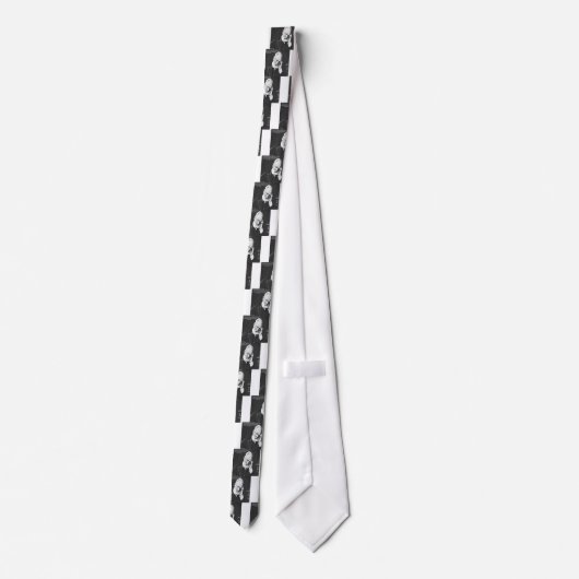 Cravate Victor Hugo & Happiness Citation Cadeaux Tee - shi (Dos)