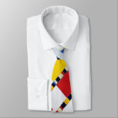 Cravate Victory Boogie Woogie, Mondrian (Attaché)