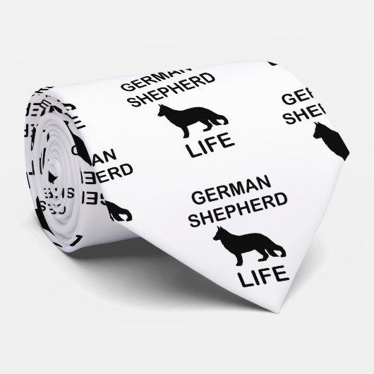 Cravate vie de berger allemand (Roulé)