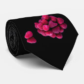Cravate Vie morte framboise (Roulé)