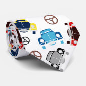 Cravate Vieilles voitures (Roulé)