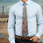 Cravate Vielle porte rouillée peinte